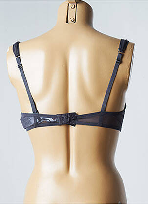 Sutien efect material satinat top sutien modelat gri ANDRES SARDA femeie