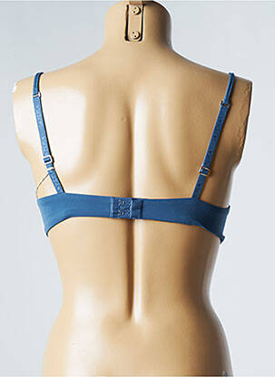 Sutien efect material satinat top sutien push-up albastru LA PERLA femeie