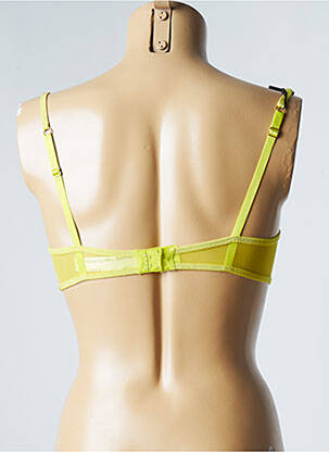 Sutien efect material satinat sutien cupe întregi cu decolteu înalt verde ANDRES SARDA femeie