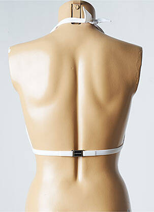 Sutien de costum de baie top triunghiuri top triunghiuri alb ANDRES SARDA femeie