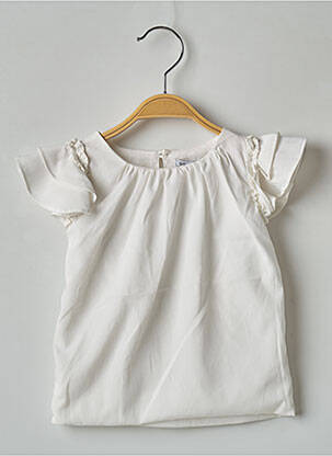 Bluză alb LES PETITS INCLASSABLES fată