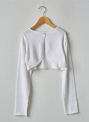 Bolero alb LES PETITS INCLASSABLES fată