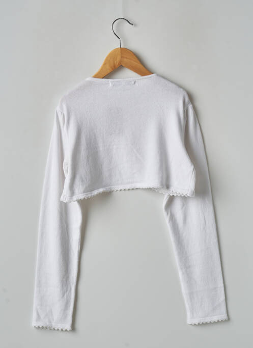 Bolero alb LES PETITS INCLASSABLES fată