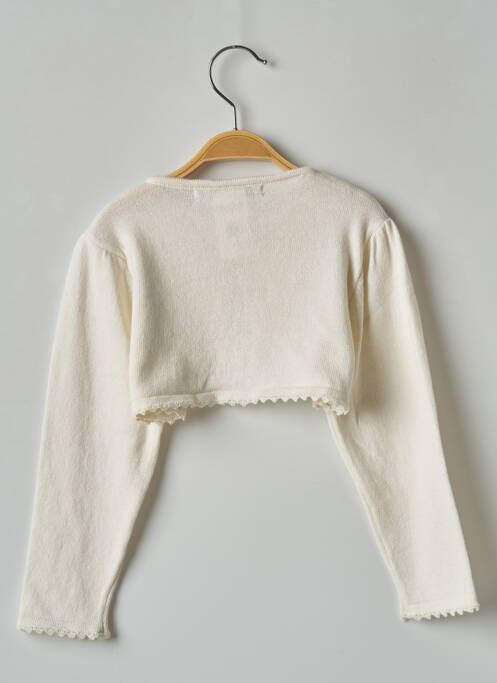 Vestă cu mâneci lungi bej LES PETITS INCLASSABLES fată