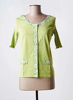 Pijama mâneci scurte verde OSCALITO femeie