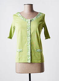 Pijama mâneci scurte verde OSCALITO femeie