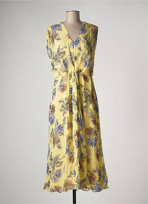 Rochie lungă galben SPORTMAX femeie