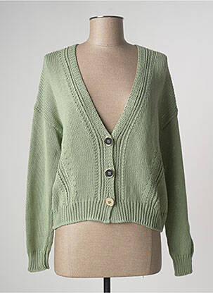 Vestă cu mâneci lungi verde PENNYBLACK femeie