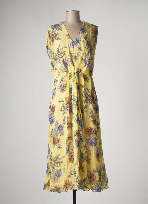 Rochie lungă galben SPORTMAX femeie