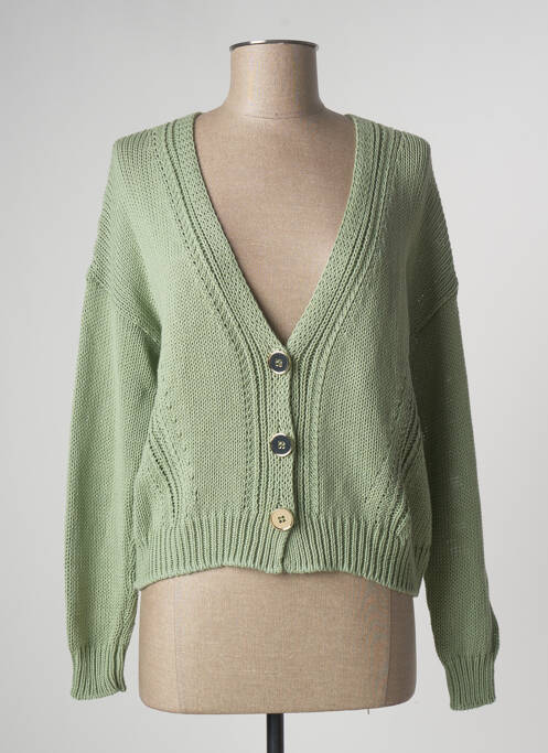 Vestă cu mâneci lungi verde PENNYBLACK femeie