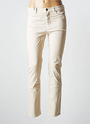 Pantalon slim talie joasă talie joasă bej MAX MARA femeie