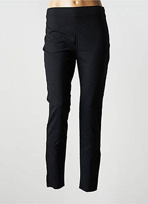 Pantalon slim elasticitate mărime normală negru PIER ANTONIO GASPARI femeie