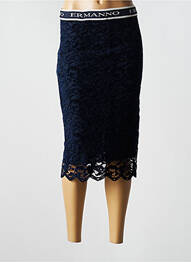 Fustă midi croială dreaptă albastru ERMANNO SCERVINO femme