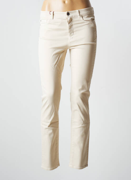 Pantalon slim bej MAXMARA femeie
