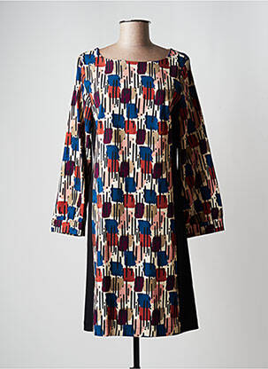 Rochie midi mâneci lungi mâneci lungi bej MADE IN SENS femeie