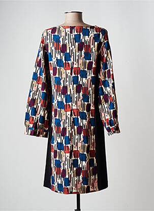 Rochie midi mâneci lungi mâneci lungi bej MADE IN SENS femeie