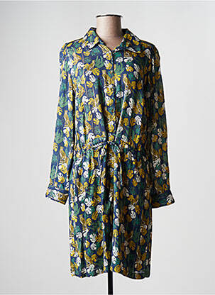 Rochie midi albastru JULIE GUERLANDE femeie