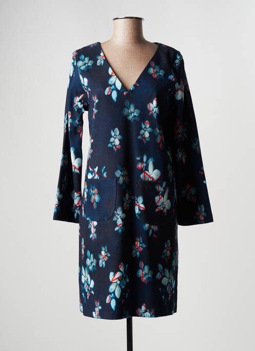 Rochie midi albastru MADE IN SENS femeie