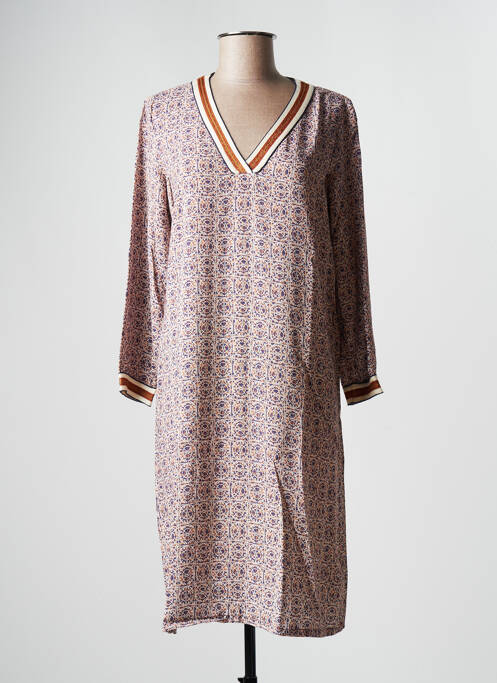 Rochie midi bej KANOPE femeie