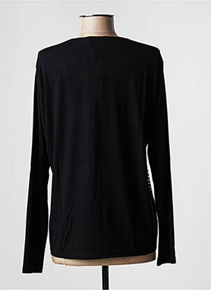 Top elasticitate mâneci lungi negru TELMAIL femeie