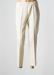 Pantalon 7/8 elasticitate mărime normală bej TELMAIL femme