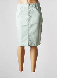 Fustă midi elasticitate verde GRIFFON femme