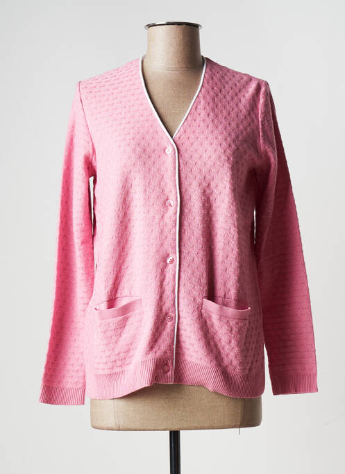 Vestă cu mâneci lungi roz THEL ELEGANCE femeie