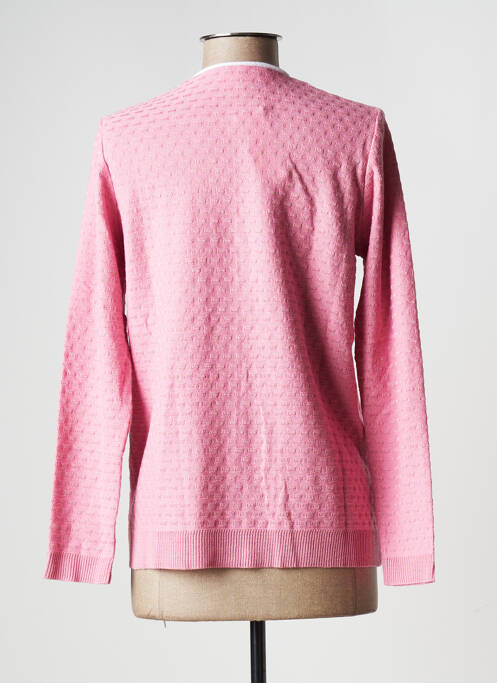 Vestă cu mâneci lungi roz THEL ELEGANCE femeie