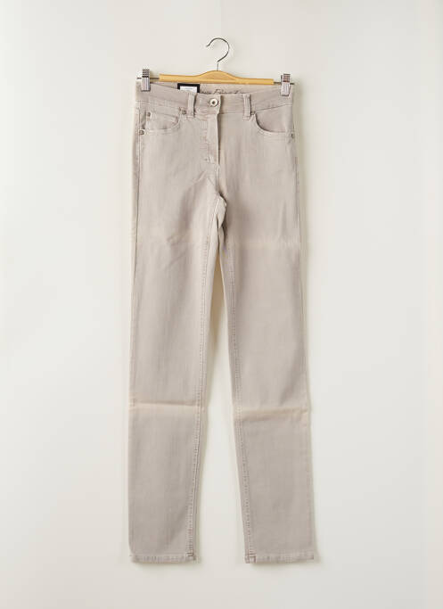 Pantalon slim gri ANNA MONTANA femeie