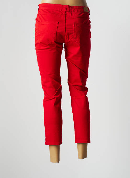 Pantalon trei sferturi roșu KANOPE femeie