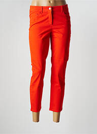 Pantalon 7/8 închidere cu fermoar sub clapetă cu nasturi mărime normală portocaliu GERRY WEBER femme