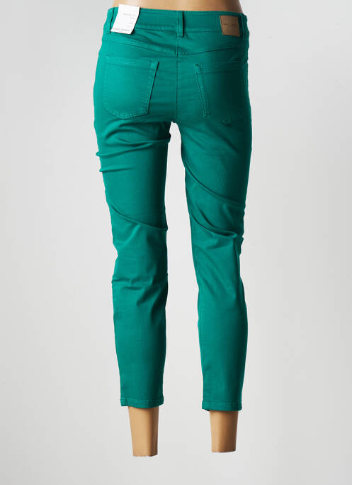 Pantalon 7/8 închidere cu fermoar sub clapetă cu nasturi mărime normală verde GERRY WEBER femme