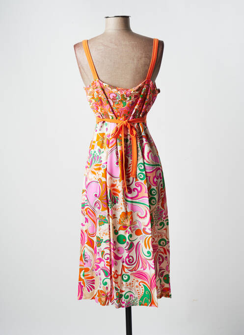 Rochie midi portocaliu PAUL BRIAL femeie