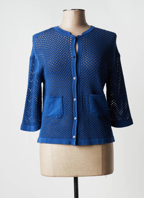 Vestă cu mâneci lungi albastru LUNATISME femeie