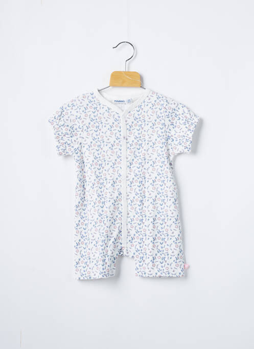 Salopetă scurtă alb NOUKIE'S fată