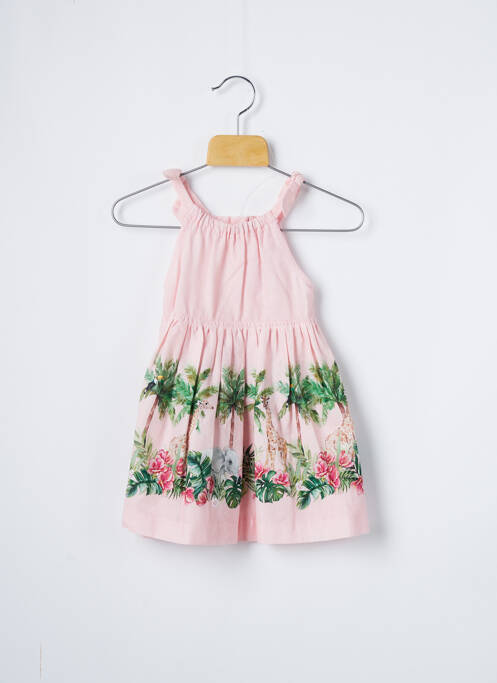 Rochie midi bretele subțiri bretele subțiri roz MAYORAL fille