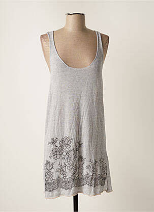 Rochie pulover gri CRISTINA GAVIOLI femeie