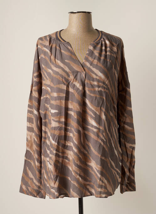 Tunică mâneci lungi maro BETTY BARCLAY femeie