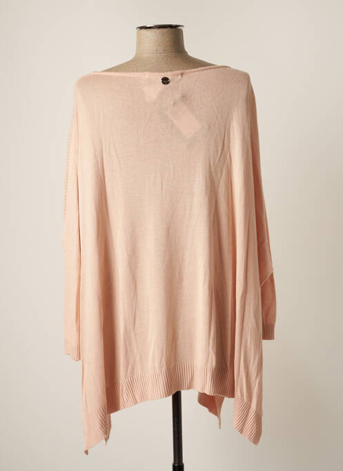 Pulover tunică roz LAUREN VIDAL femeie