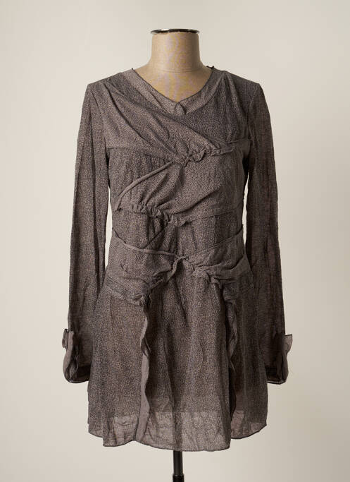 Tunică mâneci lungi gri O.K.S femeie