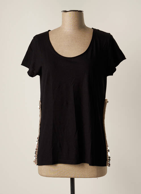 Tricou negru LAUREN VIDAL femeie