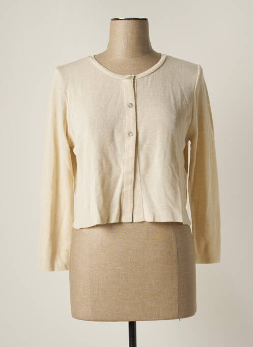 Vestă cu mâneci lungi bej CRISTINA GAVIOLI femeie