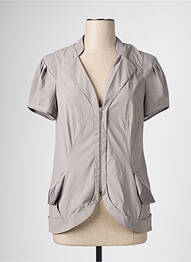 Jachete casual buzunare maro CHRISTINE LAURE femme