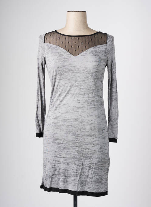 Rochie scurtă gri RENDEZ-VOUS femeie