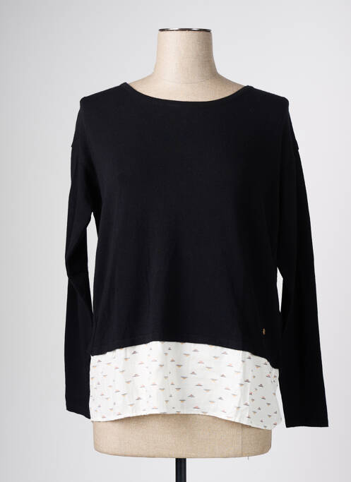 Pulover tunică negru THALASSA femeie