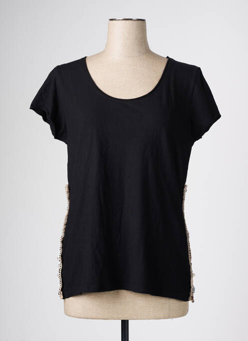 Tricou negru LAUREN VIDAL femeie