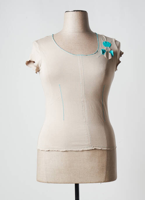 Top bej O.K.S femeie