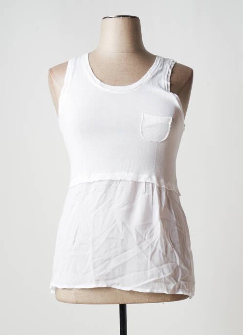 Top alb CRISTINA GAVIOLI femeie