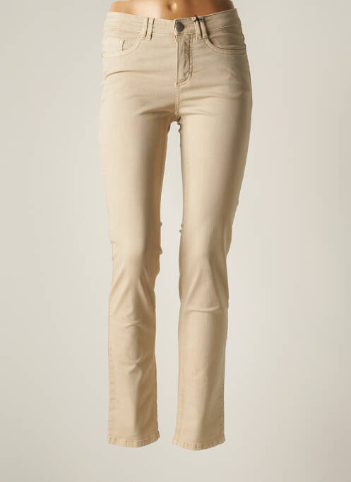 Pantalon drept bej STARK femeie