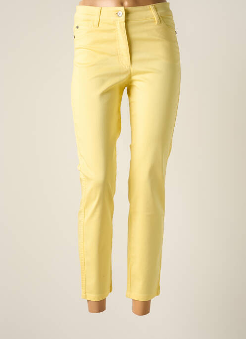 Pantalon slim galben OLSEN femeie